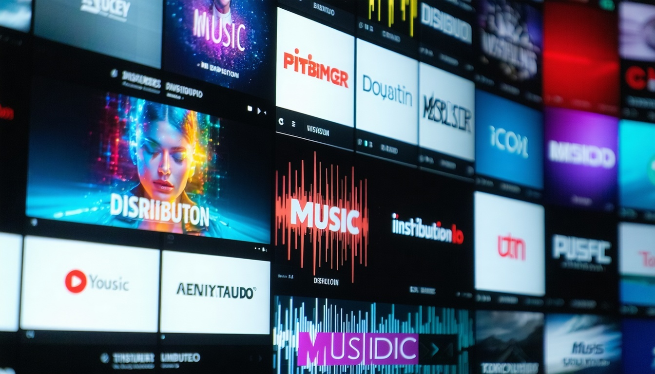 Music distribution on major streaming platforms